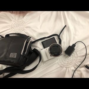 Sony A1500 camera and case